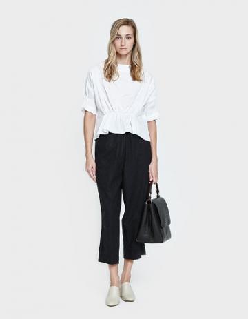 Achro Elastic Waist Wool-blend Pants