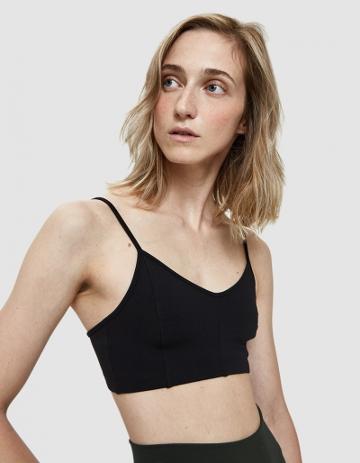 Live The Process Corset Bra In Black