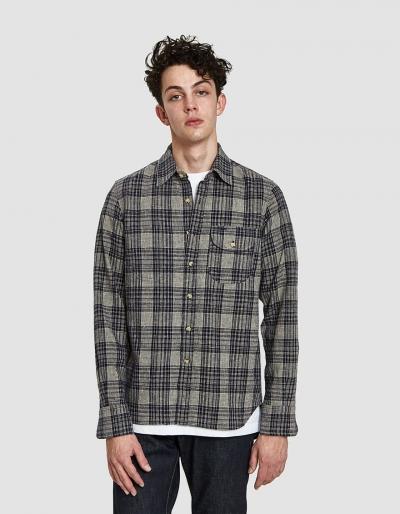 Rogue Territory Jumper Shirt In Indigo Nappy Plaid