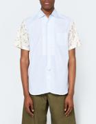 Junya Watanabe Man Poplin Stripe X Lawn Print