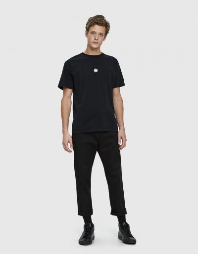 Stone Island Stone Island Logo Tee In Black