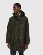 Engineered Garments Barbour Zip Parka In Archive Olive