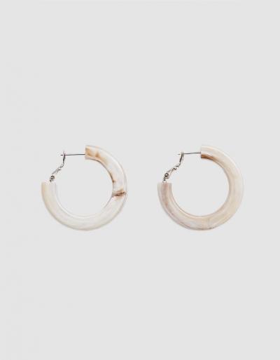 Rachel Comey Moto Hoop Earrings In