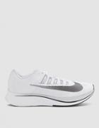 Nike Zoom Fly Running Shoe In White/black
