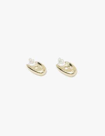 Leigh Miller Brass Illusion Hoop Earrings