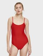 Nu Swim Noodle Swimsuit In Poppy