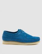 Clarks Weaver Shoe In Ocean Blue
