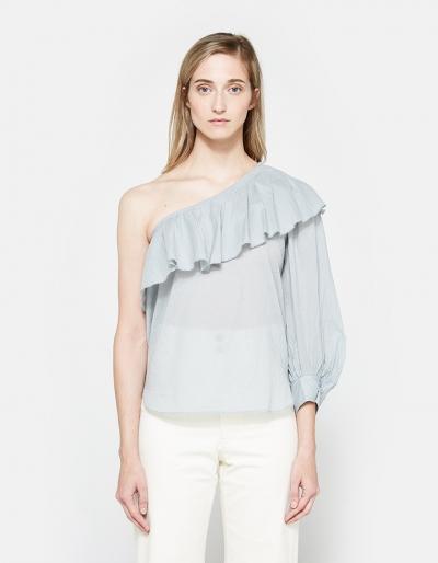 Apiece Apart Bergamot Cuff Ruffle Top