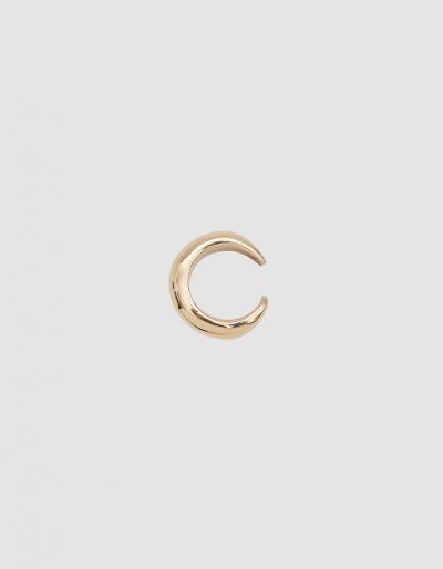 Another Feather Single Ear Cuff In Gold