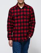 Woolrich White Collection Mill Wool Buffalo Check