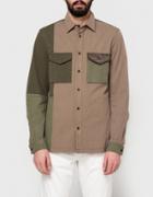 3.1 Phillip Lim Ls Mixed Canvas Patchwork