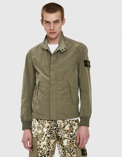 Stone Island David Tela Light-tc Field Jacket Capi Spalla In Dove Grey