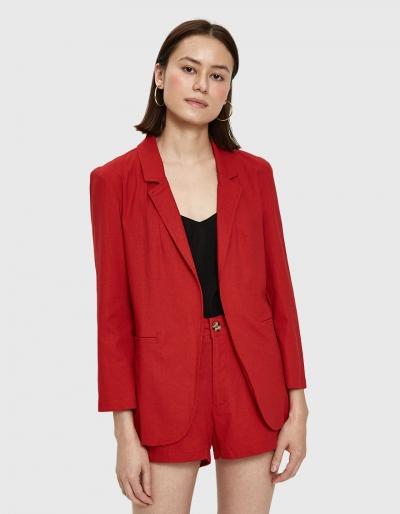 Farrow Eliza Blazer In Red