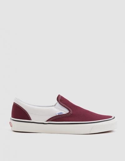Vans Classic Slip On 98 Dx Anaheim Factory Sneaker In Og Burgundy