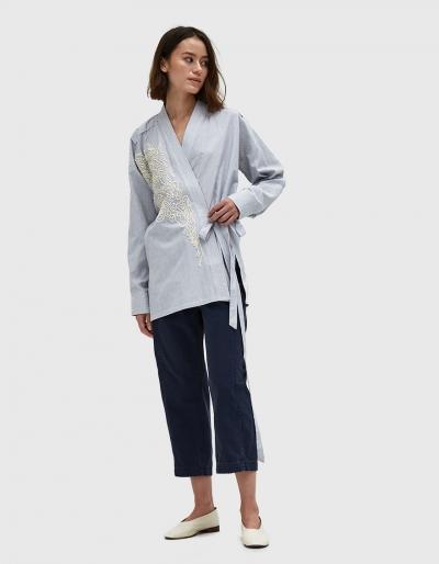 Rachel Comey Steer Pant In Navy Canvas