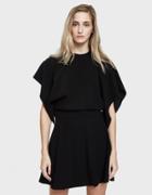 J.w. Anderson Satin Back Crepe Dress