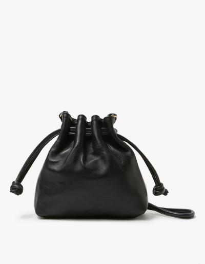 Clare V. Petit Henri Maison In Black Nappa