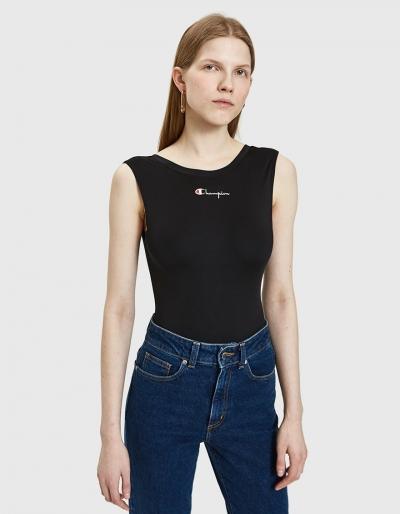 Champion Jersey Bodysuit In Black