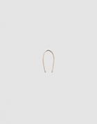 Loren Stewart Long Double Ball Wire Huggie Earring