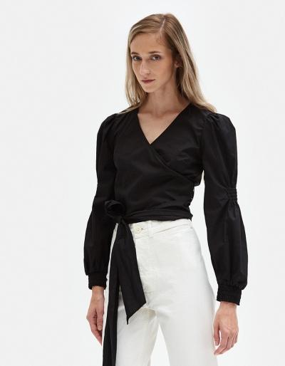 Stelen Valley Top In Black