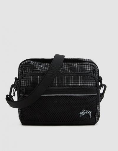 St Ssy Ripstop Nylon Shoulder Bag In Black