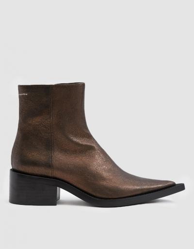 Mm6 Maison Margiela Pointed Toe Ankle Boot