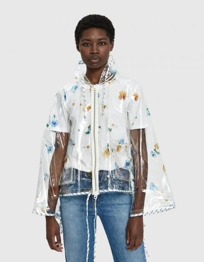 Ganni Petunia Transparent Rain Jacket