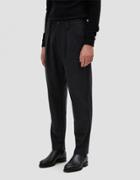 Acne Studios Alie Trousers In Dark Anthracite