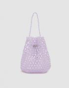 Not Impressed Tulipa Bag In Lilac Iridescent