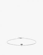 Another Feather Silver Pearl Anklet
