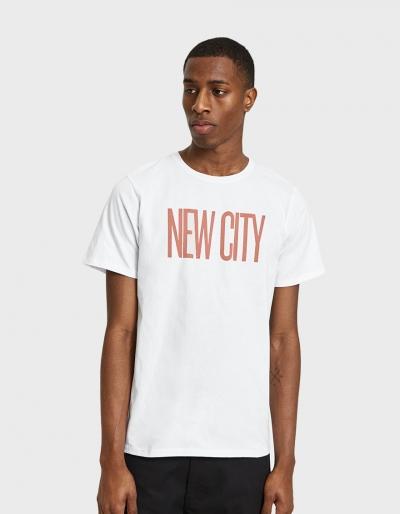 Saturdays Nyc New City Ss Tee In White