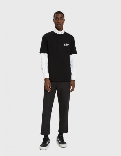 St Ssy S/s Surf & Sport Crewneck Tee In Black