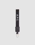 A.p.c. Patrice Keychain In Black