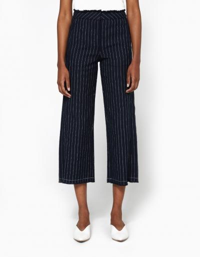 T By Alexander Wang Burlap Cropped Raw Edge Pant