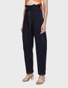House Of Sunny Paper Bag Trousers In Denim