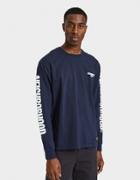 Neighborhood Long Sleeve C.i. Tee In Navy