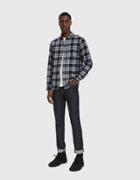 Rogue Territory Traveler Shirt In Navy Plaid