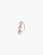 Loren Stewart Tri-stone Square Cut Earring