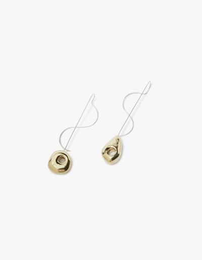Leigh Miller Two Tone Hepworth Drop Earrings