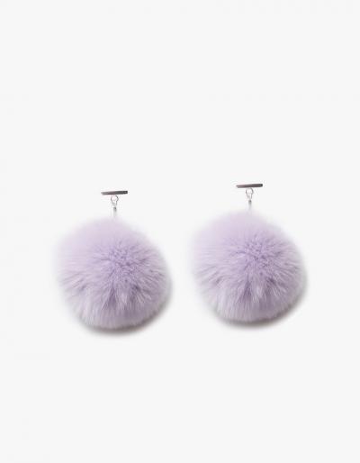 Tuleste Rex Rabbit Pom Pom T-bar Studs In