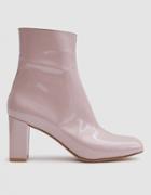 Maryam Nassir Zadeh Agnes Boot In Champagne Pink/tar Patent