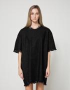 Ashley Rowe Short Dress In Black Denim