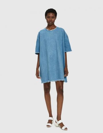 Ashley Rowe Short Denim Dress In