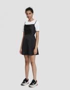 Stelen Caspen Cowl Neck Mini Dress In Black