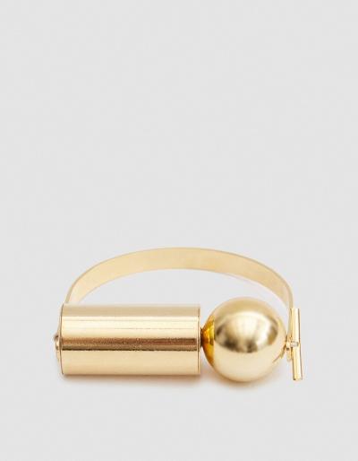 Maslo Jewelry Guideline Bracelet In Gold