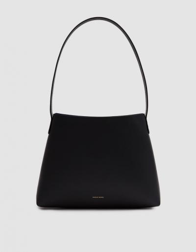 Mansur Gavriel Small Hobo Bag In Black/blue