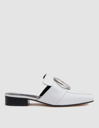 Dorateymur Petrol Loafer In White