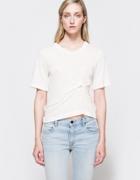 Objects Without Meaning Twist Tee In Chalk
