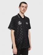 Carhartt Wip S/s Stadium Polo In Black / White