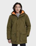 Penfield Kirby Hooded Parka In Dark Olive